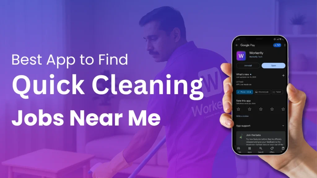 Best App to Find Quick Cleaning Jobs Near Me