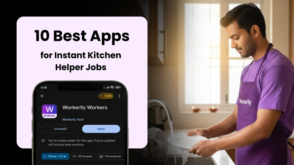 10 Best Apps for Instant Kitchen Helper Jobs
